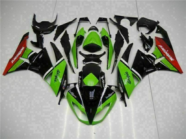 Grün Schwarz Rot ZX6R 09-12 Verkleidungen Grün Schwarz Rot ZX6R 09-12 Verkleidungen