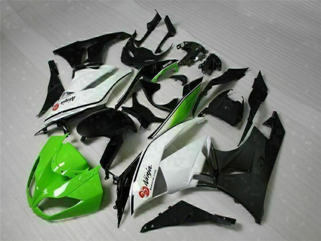 Grün Schwarz Weiß 25 ZX6R 09-12 Verkleidungen