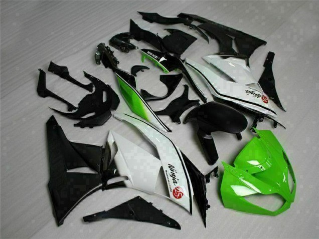 Grün Schwarz Weiß 25 ZX6R 09-12 Verkleidungen