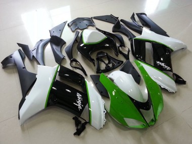 Grün Schwarz Weiß ZX6R 07-08 Verkleidungen