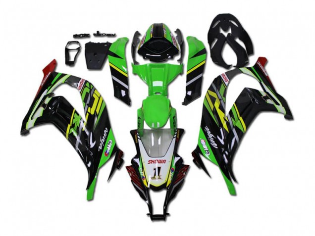 Grün Schwarz ZX10R 11-15 Verkleidung