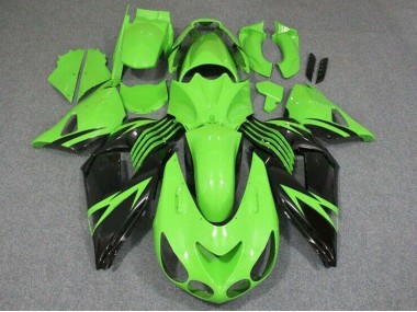Grün Schwarz ZX14R ZZR 1400 06-11 Verkleidungen