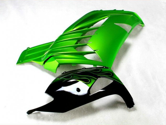 Grün Schwarz ZX14R ZZR 1400 12-21 Verkleidungen Grün Schwarz ZX14R ZZR 1400 12-21 Verkleidungen