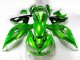Grün Schwarz ZX14R ZZR 1400 12-21 Verkleidungen Grün Schwarz ZX14R ZZR 1400 12-21 Verkleidungen