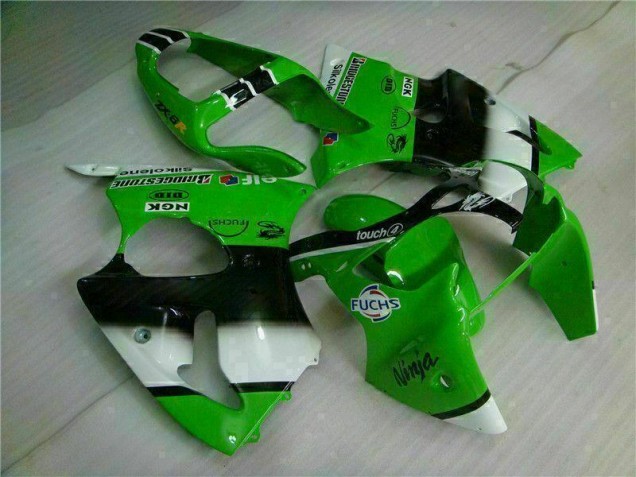 Grün Schwarz ZX6R 00-02 Motorrad Verkleidungen