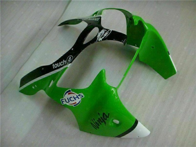 Grün Schwarz ZX6R 00-02 Motorrad Verkleidungen