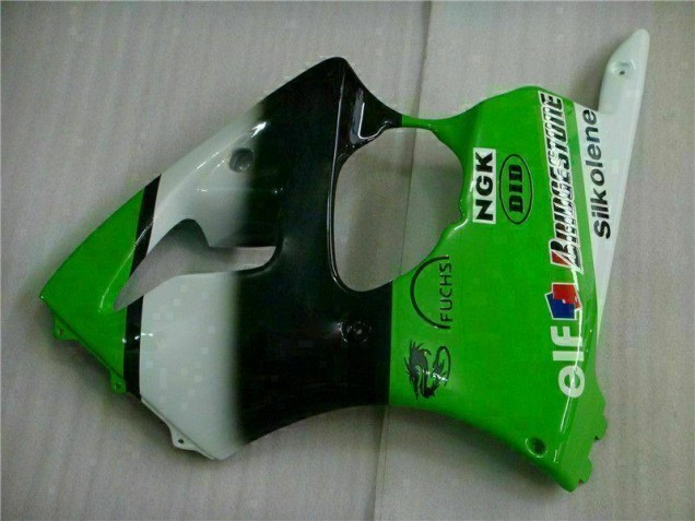 Grün Schwarz ZX6R 00-02 Motorrad Verkleidungen