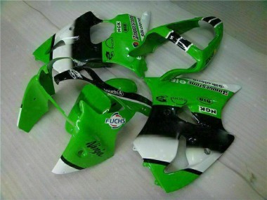 Grün Schwarz ZX6R 00-02 Motorrad Verkleidungen