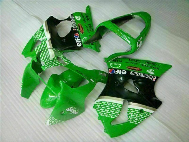 Grün Schwarz ZX6R 00-02 Verkleidung