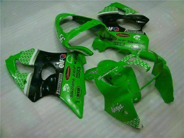 Grün Schwarz ZX6R 00-02 Verkleidungen & Plastik