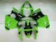 Grün Schwarz ZX6R 00-02 Vollverkleidung