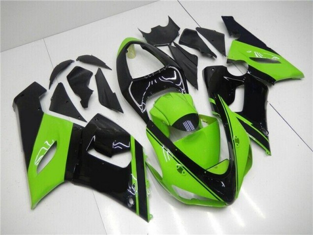 Grün Schwarz ZX6R 05-06 Verkleidung Grün Schwarz ZX6R 05-06 Verkleidung