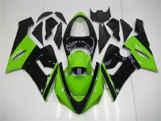 Grün Schwarz ZX6R 05-06 Verkleidung Grün Schwarz ZX6R 05-06 Verkleidung