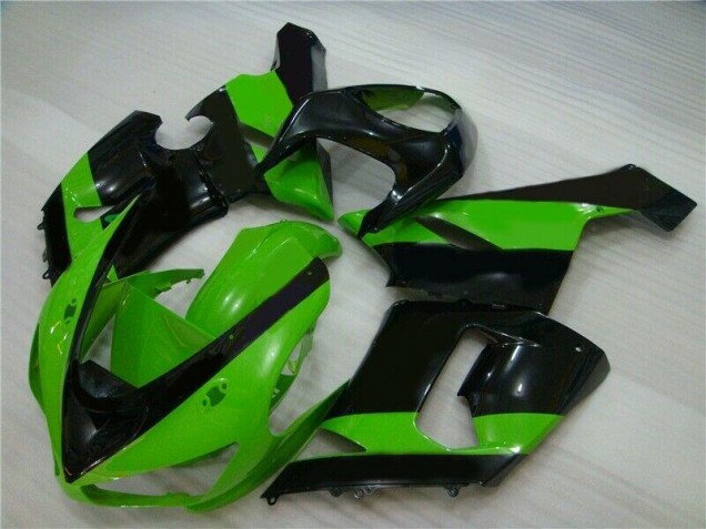 Grün Schwarz ZX6R 05-06 Verkleidungen Grün Schwarz ZX6R 05-06 Verkleidungen