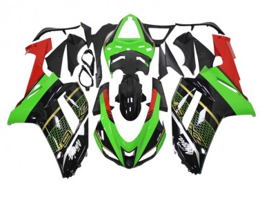 Grün Schwarz ZX6R 07-08 Verkleidung