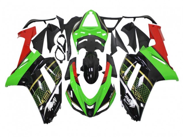 Grün Schwarz ZX6R 07-08 Verkleidung Grün Schwarz ZX6R 07-08 Verkleidung