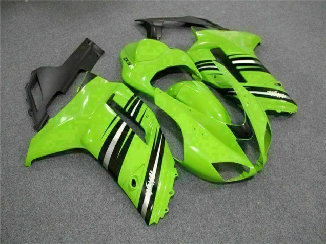 Grün Schwarz ZX6R 07-08 Verkleidungen Grün Schwarz ZX6R 07-08 Verkleidungen
