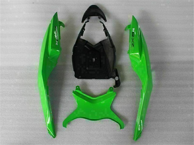 Grün Schwarz ZX6R 09-12 Verkleidung Grün Schwarz ZX6R 09-12 Verkleidung