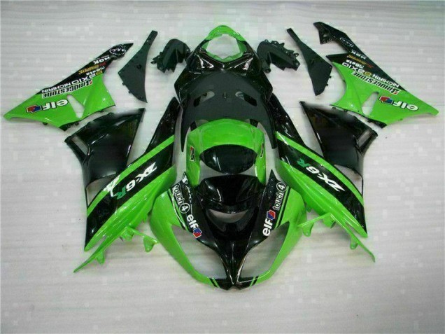 Grün Schwarz ZX6R 09-12 Verkleidungen Grün Schwarz ZX6R 09-12 Verkleidungen