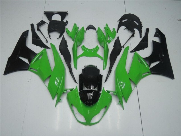 Grün Schwarz ZX6R 09-12 Vollverkleidung Grün Schwarz ZX6R 09-12 Vollverkleidung