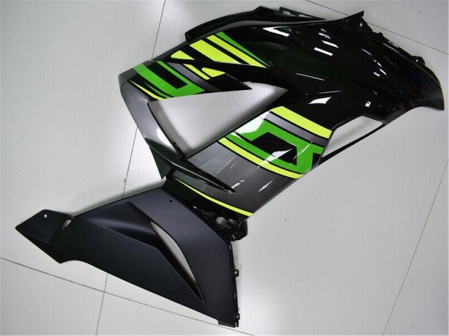 Grün Schwarz ZX6R 13-18 Vollverkleidung Grün Schwarz ZX6R 13-18 Vollverkleidung