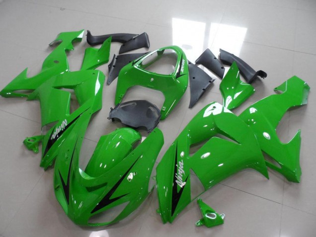 Grün Schwarzer Pfeil ZX10R 06-07 Verkleidungen Grün Schwarzer Pfeil ZX10R 06-07 Verkleidungen