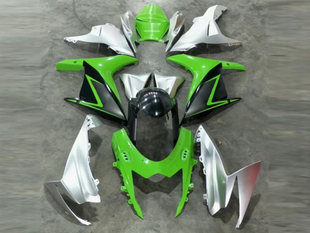 Grün Silber GSXR 600 / 750 K11 11-24 Verkleidung