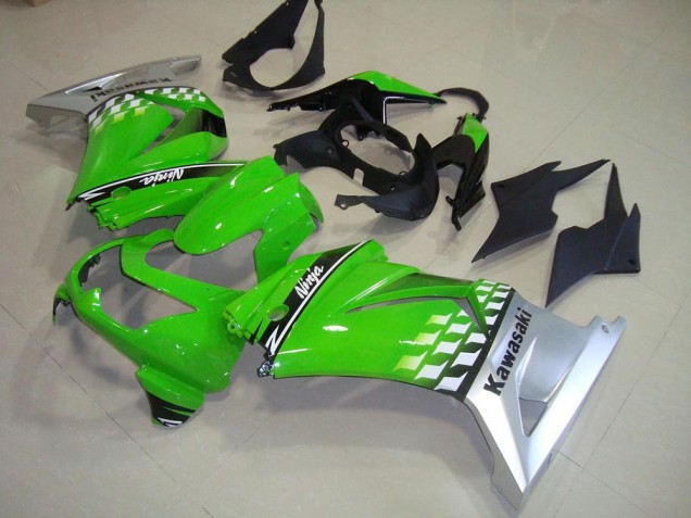 Grün Silber ZX 250R 08-12 Verkleidungen Grün Silber ZX 250R 08-12 Verkleidungen