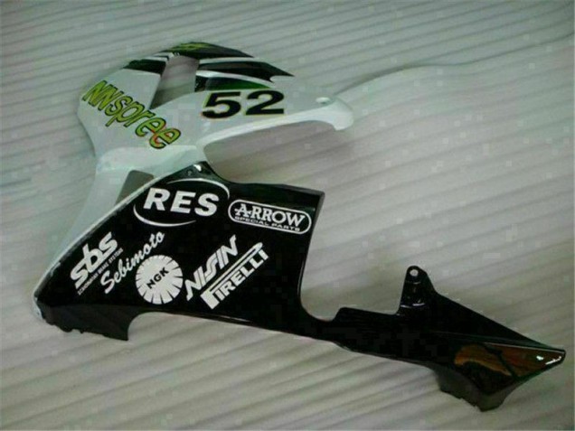 Grün Weiß Schwarz CBR 600 RR 03-04 Verkleidungen Grün Weiß Schwarz CBR 600 RR 03-04 Verkleidungen