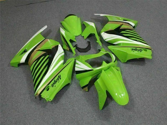 Grün Weiß Schwarz Ninja EX250 08-12 Verkleidungen