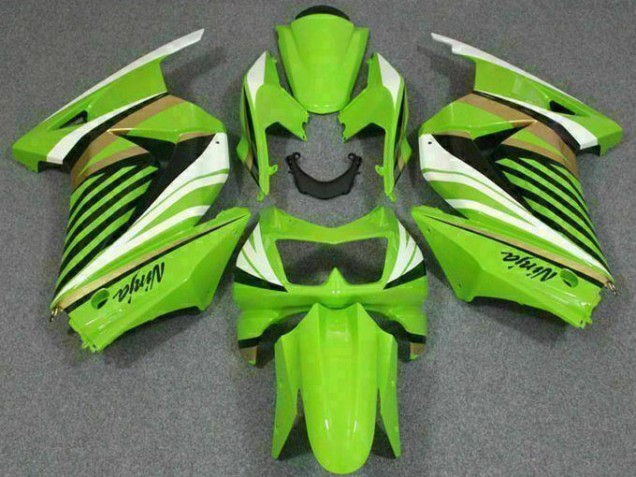 Grün Weiß Schwarz Ninja EX250 08-12 Verkleidungen