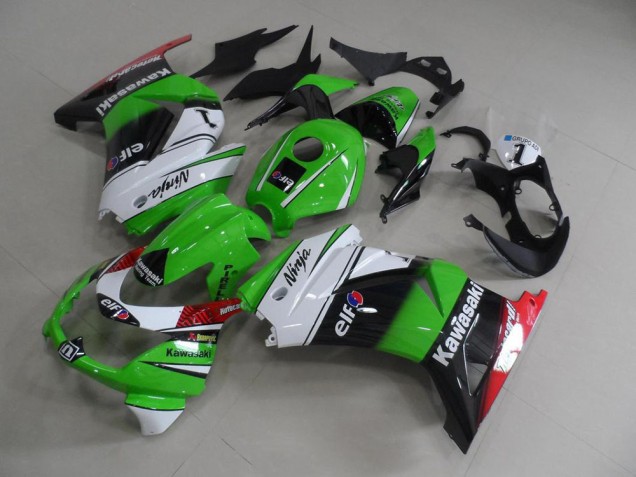 Grün Weiß Schwarz ZX 250R 08-12 Verkleidung