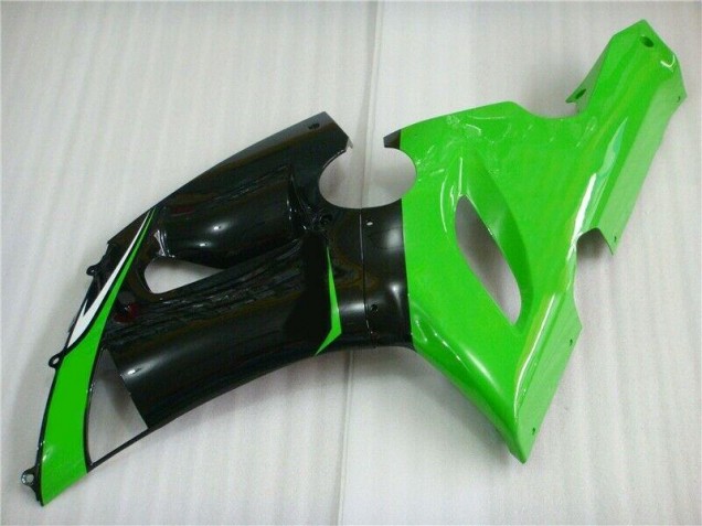 Grün Weiß Schwarz ZX6R 05-06 Verkleidungen Grün Weiß Schwarz ZX6R 05-06 Verkleidungen