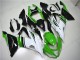 Grün Weiß Schwarz ZX6R 13-18 Verkleidungen