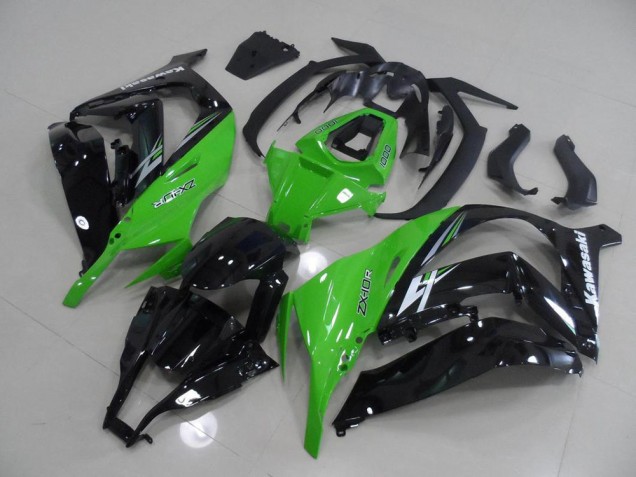 Grün und Schwarz ZX10R 11-15 Verkleidungen