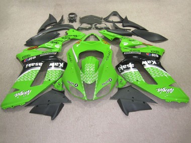 Grüne Berührung 4 ZX6R 07-08 Verkleidungen