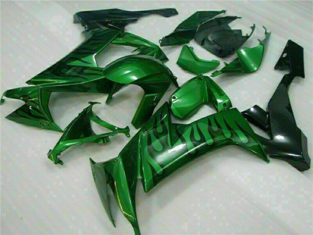 Grüne Flamme ZX10R 08-10 Verkleidungen Grüne Flamme ZX10R 08-10 Verkleidungen