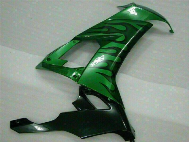 Grüne Flamme ZX10R 08-10 Verkleidungen Grüne Flamme ZX10R 08-10 Verkleidungen
