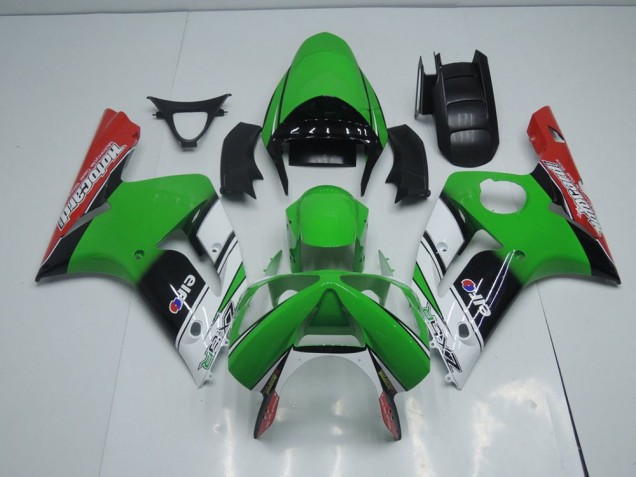 Grüne Motocard ZX6R 03-04 Verkleidungen