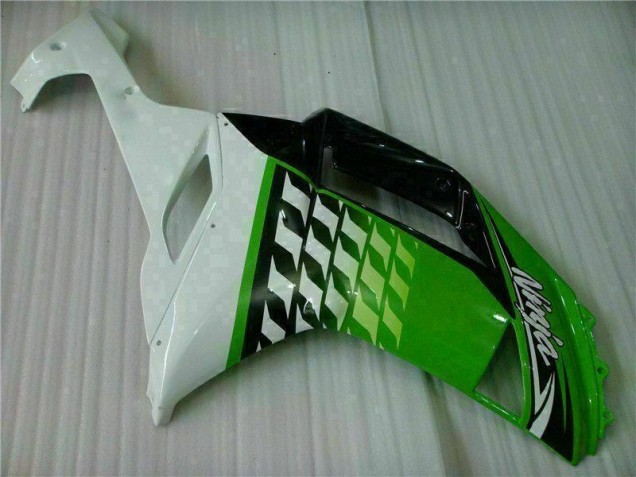 Grüner Weißer Ninja ZX6R 07-08 Verkleidungen Grüner Weißer Ninja ZX6R 07-08 Verkleidungen