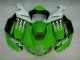 Grüner Weißer Ninja ZX6R 07-08 Verkleidungen Grüner Weißer Ninja ZX6R 07-08 Verkleidungen