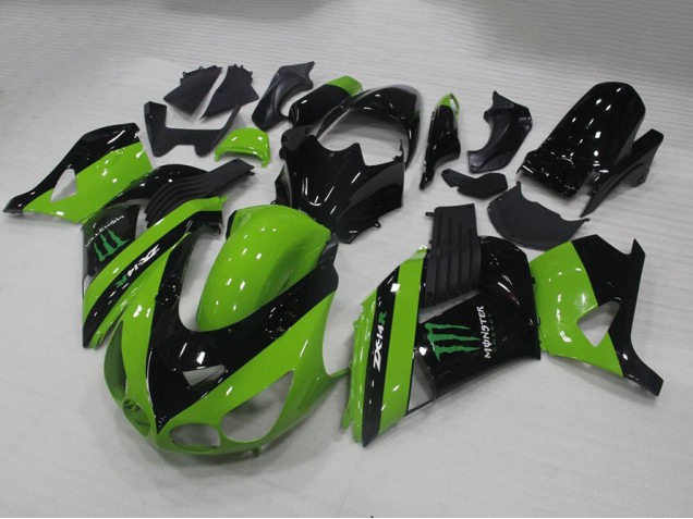 Grünes Monster ZX14R ZZR 1400 06-11 Verkleidungen Grünes Monster ZX14R ZZR 1400 06-11 Verkleidungen