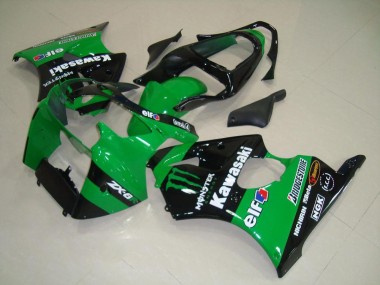Grünes Monster ZX6R 00-02 Verkleidungen