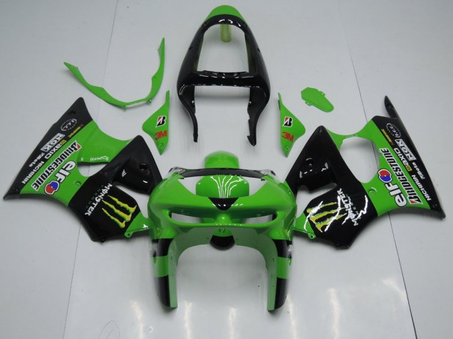 Grünes Monster ZX6R 98-99 Verkleidungen Grünes Monster ZX6R 98-99 Verkleidungen