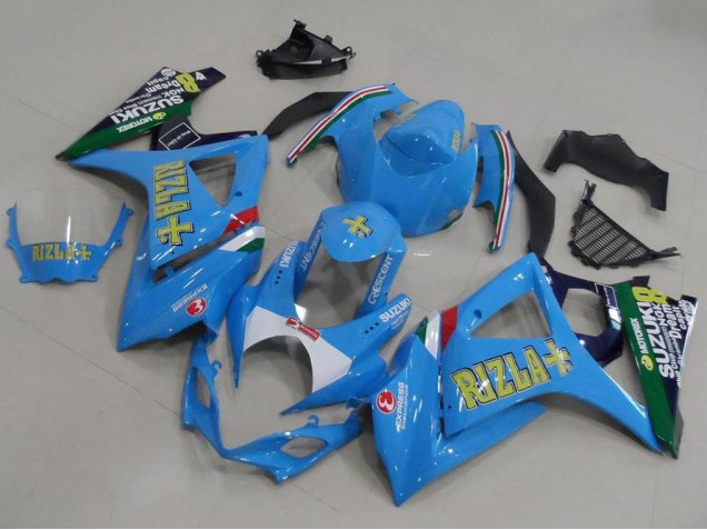 Hell blau Rizla GSXR 1000 K7 07-08 Verkleidungen Hell blau Rizla GSXR 1000 K7 07-08 Verkleidungen