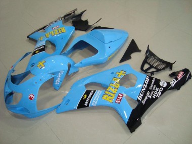 Hell blau Schwarz GSXR 1000 K1 00-02 Verkleidungen