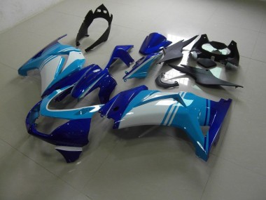 Hell und Dunkelblau ZX 250R 08-12 Verkleidungen