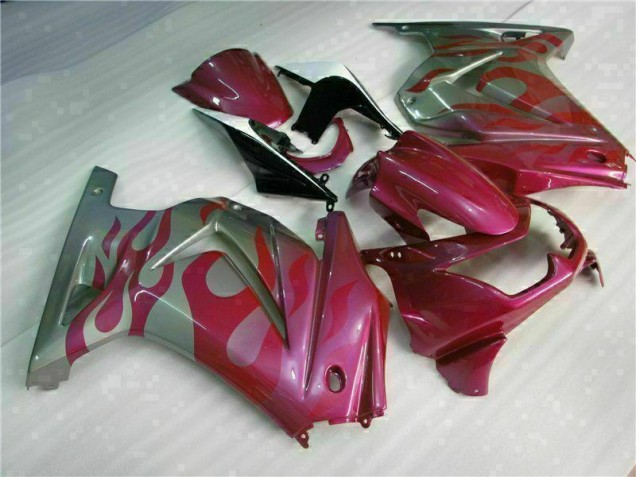 Lila Rot EX250 08-12 Verkleidungen