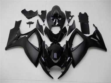 Matt Schwarz GSXR 600 / 750 K6 06-07 Verkleidungen