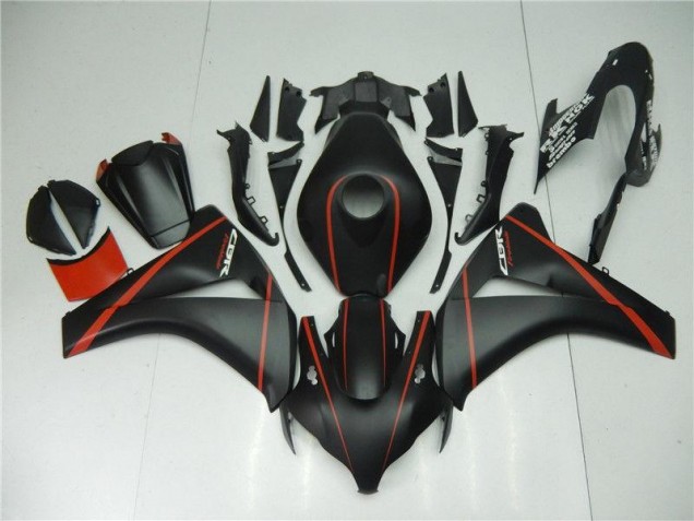 Matt Schwarz Rot CBR 1000 RR 08-11 Verkleidungen Matt Schwarz Rot CBR 1000 RR 08-11 Verkleidungen